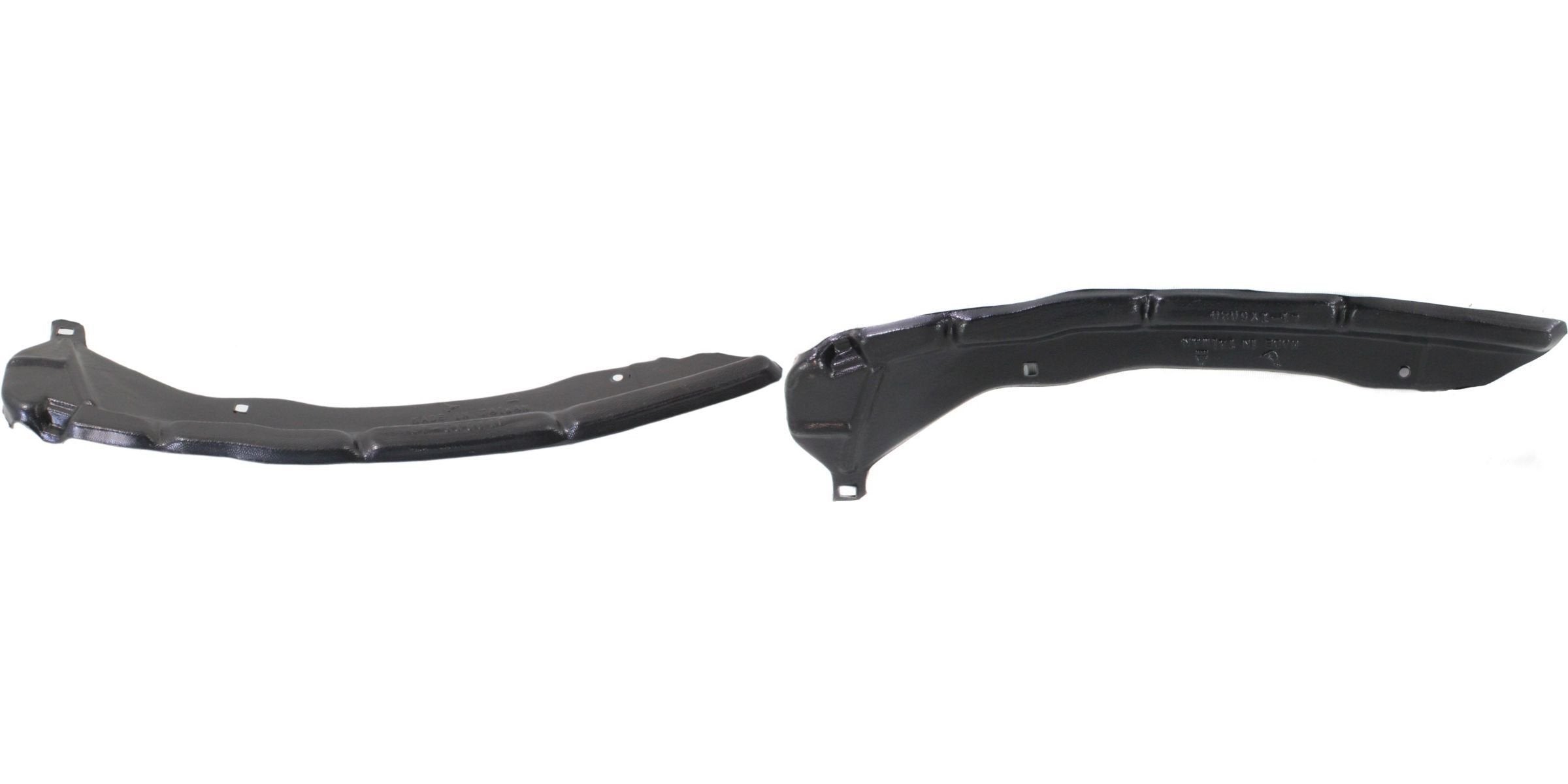 DAT AUTO PARTS Rear Left Driver And Right Passenger Side Bumper To Grille Filler Bracket Set Of 2 Replacement For 2003 - 2008 Toyota Corolla Black ...