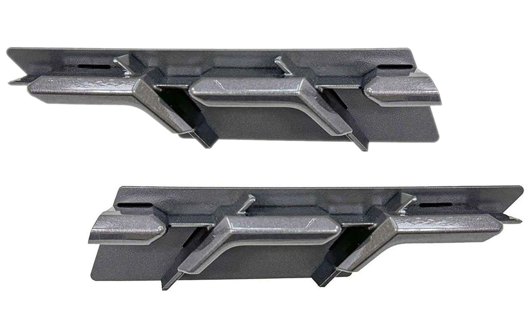 Front Left & Right Side PAIR Grille Molding Filler Piece, Fits 2020-2022 Lexus RX350, RX350L, RX450H, RX450HL, Japan Built Wo/ F-Sport, Plastic Pai...