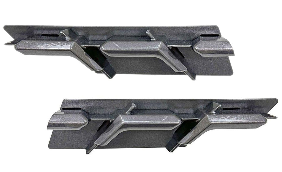 Front Left & Right Side PAIR Grille Molding Filler Piece, Fits 2020-2022 Lexus RX350, RX350L, RX450H, RX450HL, Japan Built Wo/ F-Sport, Plastic Pai...