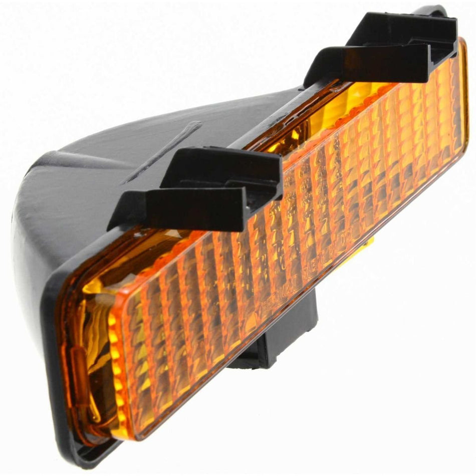Front Passenger Side Parking Signal Lamp in the Bumper Fits 1982-1993 GMC S10 Pickup Orange Amber Lens GM2521109
