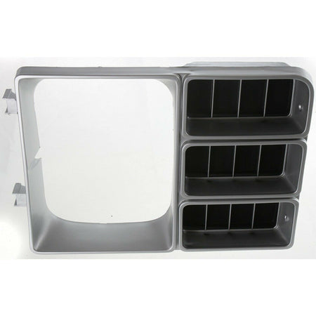 DAT AUTO PARTS Front Left Driver Side Head Light Grille Cover Bezel Molding Insert Replacement For 1981-1982 Chevy Chevrolet Suburban Blazer Black ...