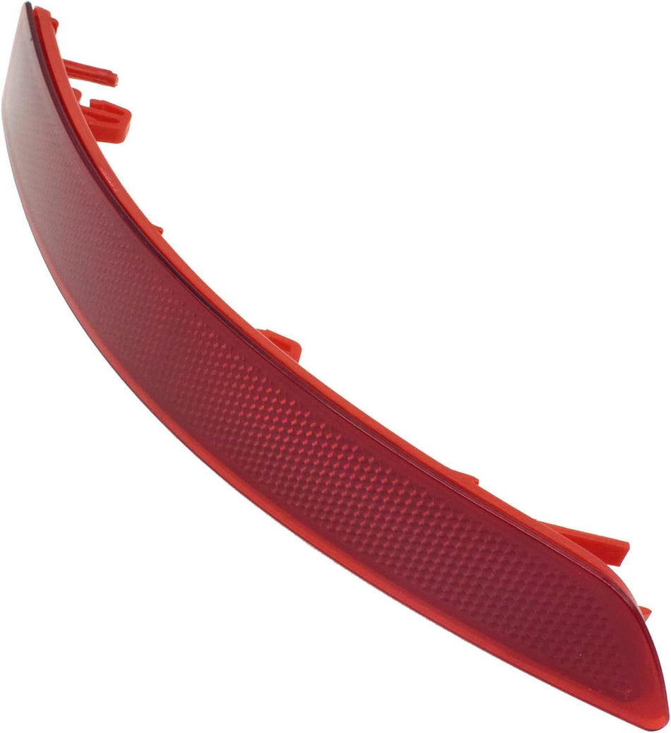 Bumper Light Reflector for 2015-2018 Volkswagen Jetta Rear Left Driver Side Red Lens VW1184104