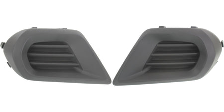 Front Left Driver & Right Passenger Set Of 2 Fog Light Hole Lamp Cover Bumper Insert Grille Pair Replacement For 2014 2015 2016 Subaru Forester 2.5...