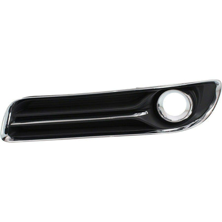 DAT AUTO PARTS Front Left Driver Side Fog Light Cover Bezel Insert Replacement For 2011-2014 Chrysler 300 without Adaptive Cruise Black Textured Pl...