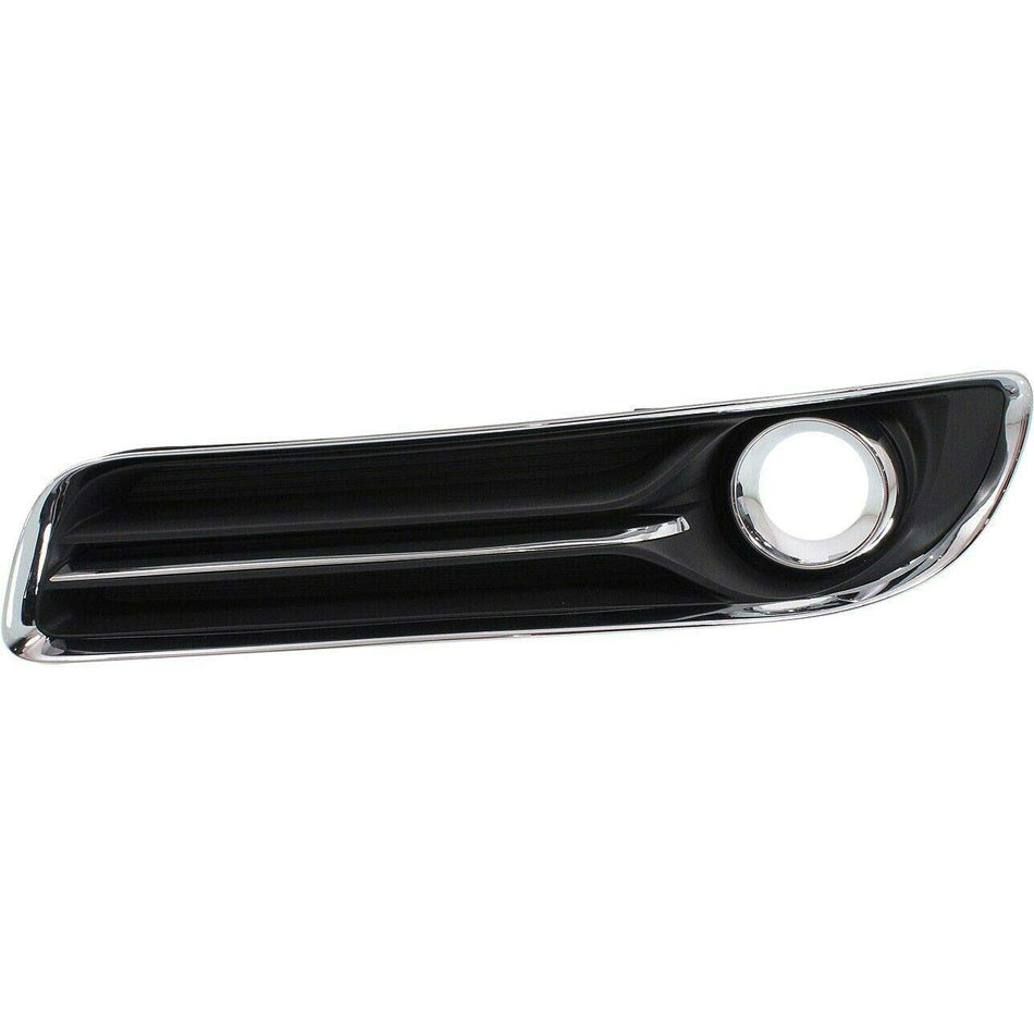 DAT AUTO PARTS Front Left Driver Side Fog Light Cover Bezel Insert Replacement For 2011-2014 Chrysler 300 without Adaptive Cruise Black Textured Pl...