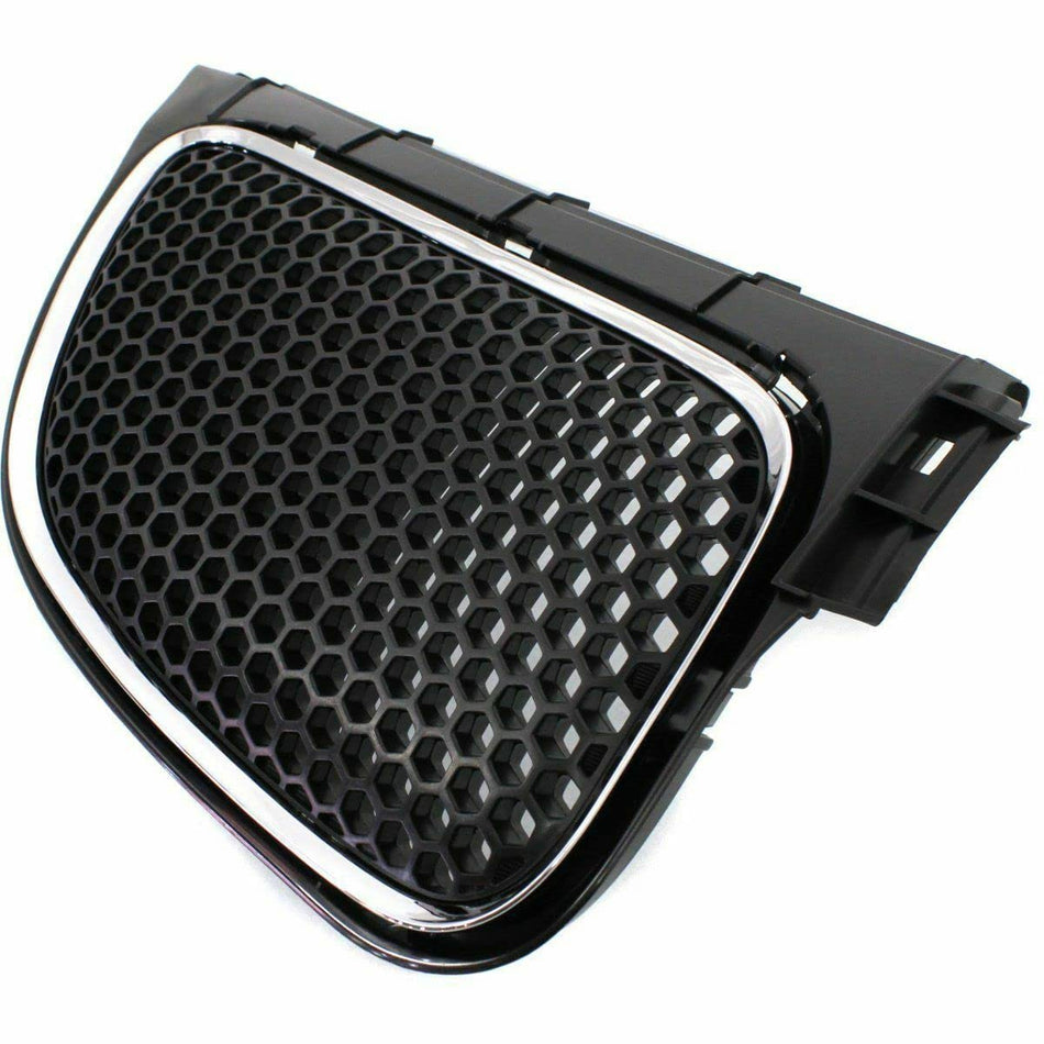 DAT AUTO PARTS Front Upper Passenger Side Bumper Grille Grill Assembly Insert Panel Replacement for 2005 - 2008 Pontiac Vibe Matte-Dark Gray and Ch...