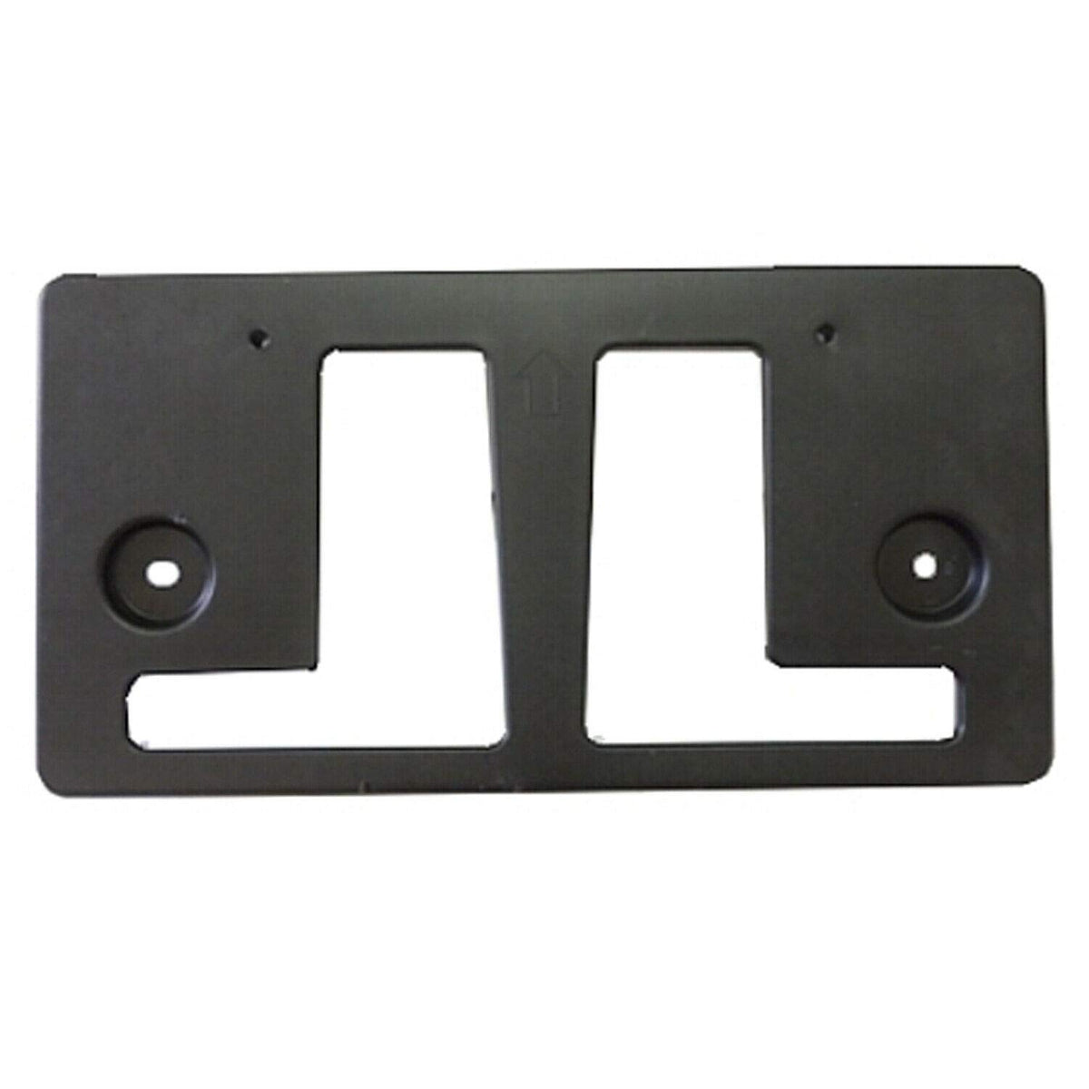 DAT AUTO PARTS Front Bumper Cover License Plate Frame Tag Mounting Bracket Holder Replacement for 2017-2019 Nissan Titan Pickup Black Textured Plas...