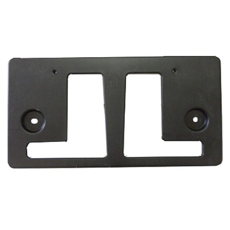 DAT AUTO PARTS Front Bumper Cover License Plate Frame Tag Mounting Bracket Holder Replacement for 2017-2019 Nissan Titan Pickup Black Textured Plas...