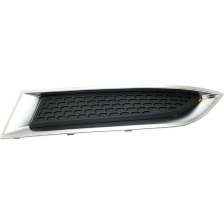 DAT AUTO PARTS Front Left Driver Side Bumper Insert Fog Light Hole Cover Grille Molding Replacement For 2013-2017 GMC Acadia Black Textured Plastic...