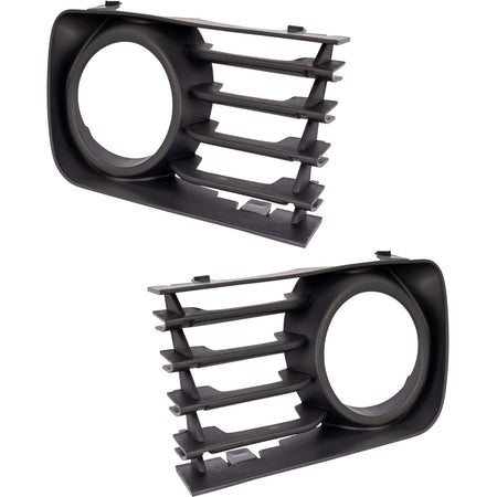 DAT AUTO PARTS Front Right Passenger & Left Driver Side Bumper Fog Light Bezel Cover Grille Set of 2 Replacement For 2004 2005 2006 2007 2008 2009 ...