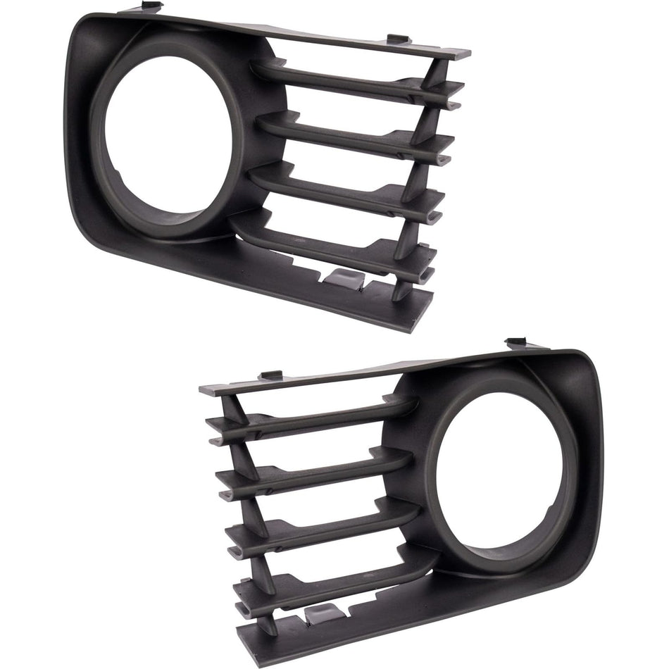 DAT AUTO PARTS Front Right Passenger & Left Driver Side Bumper Fog Light Bezel Cover Grille Set of 2 Replacement For 2004 2005 2006 2007 2008 2009 ...