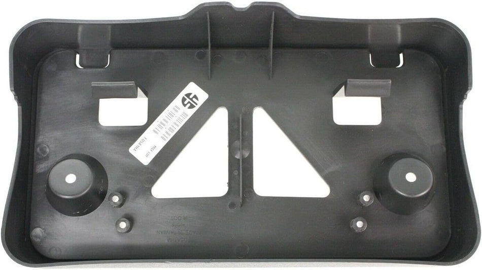 DAT AUTO PARTS Front Bumper License Plate Frame Tag Mounting Bracket Holder Replacement For 2007-2010 Ford Edge Black Textured Made of Plastic FO10...