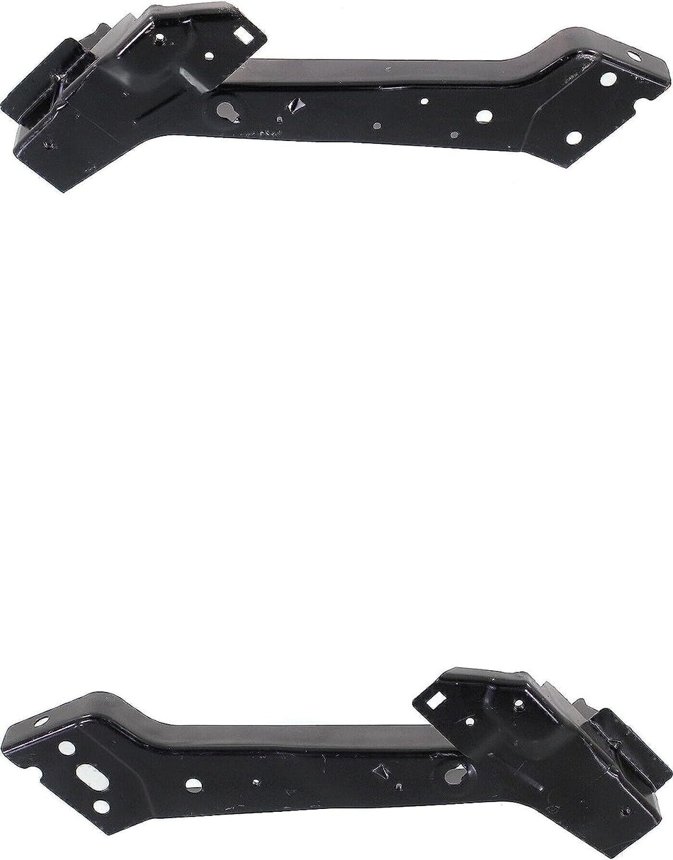 DAT AUTO PARTS Front Right Passenger & Left Driver Side Pair Radiator Support Bracket Replacement For 2011 - 2021 Jeep Grand Cherokee Black Steel C...