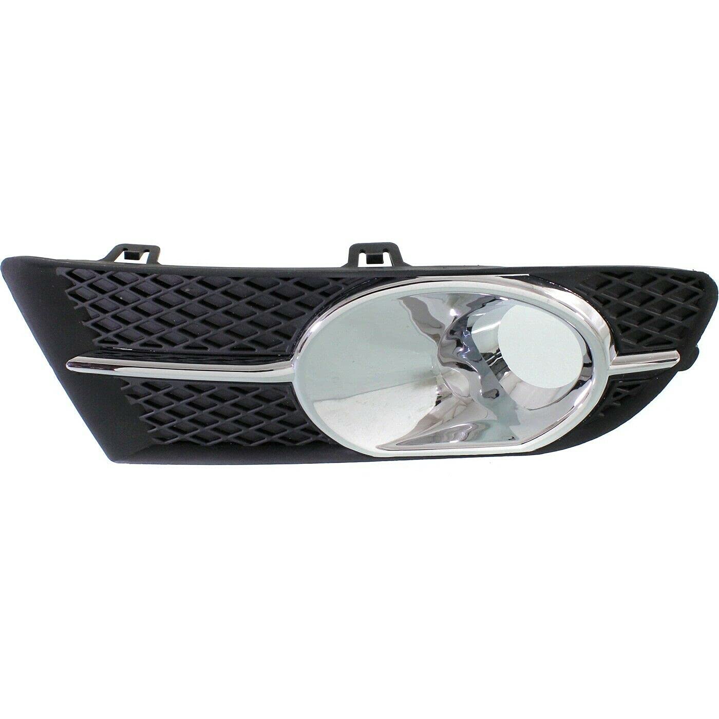 DAT AUTO PARTS Front Right Passenger Side Fog Light Bezel Cover Lamp Hole Molding Bumper Insert Replacement For 2012-2017 Buick Verano Black Textur...