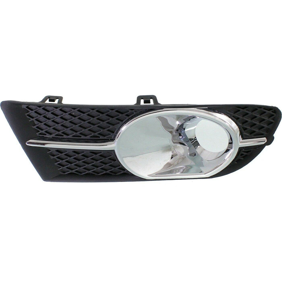 DAT AUTO PARTS Front Right Passenger Side Fog Light Bezel Cover Lamp Hole Molding Bumper Insert Replacement For 2012-2017 Buick Verano Black Textur...