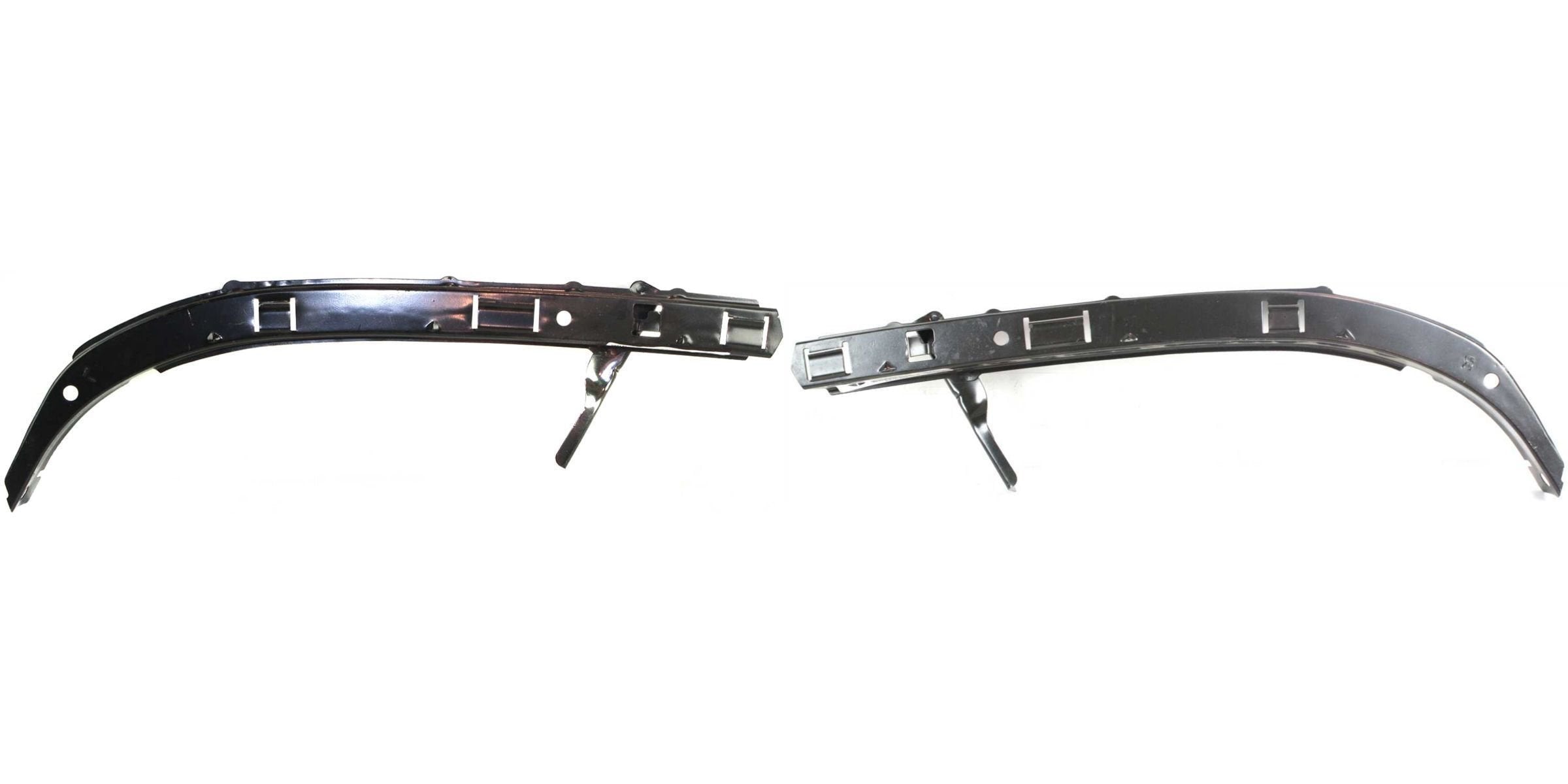 DAT AUTO PARTS Front Left Driver And Right Passenger Side Bumper Cover Bracket Retainer Set Of 2 Replacement For 1998 - 2002 Honda Accord Black Ste...