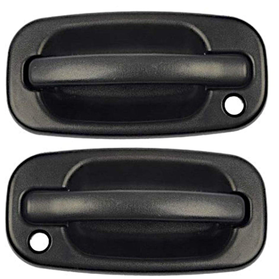 DAT AUTO PARTS TWO PIECE DOOR HANDLE SET Replacement FOR 00 - 05 CHEVROLET TAHOE Chevy Silverado 1500 Door Handle Pair Driver Passenger Side Set150...