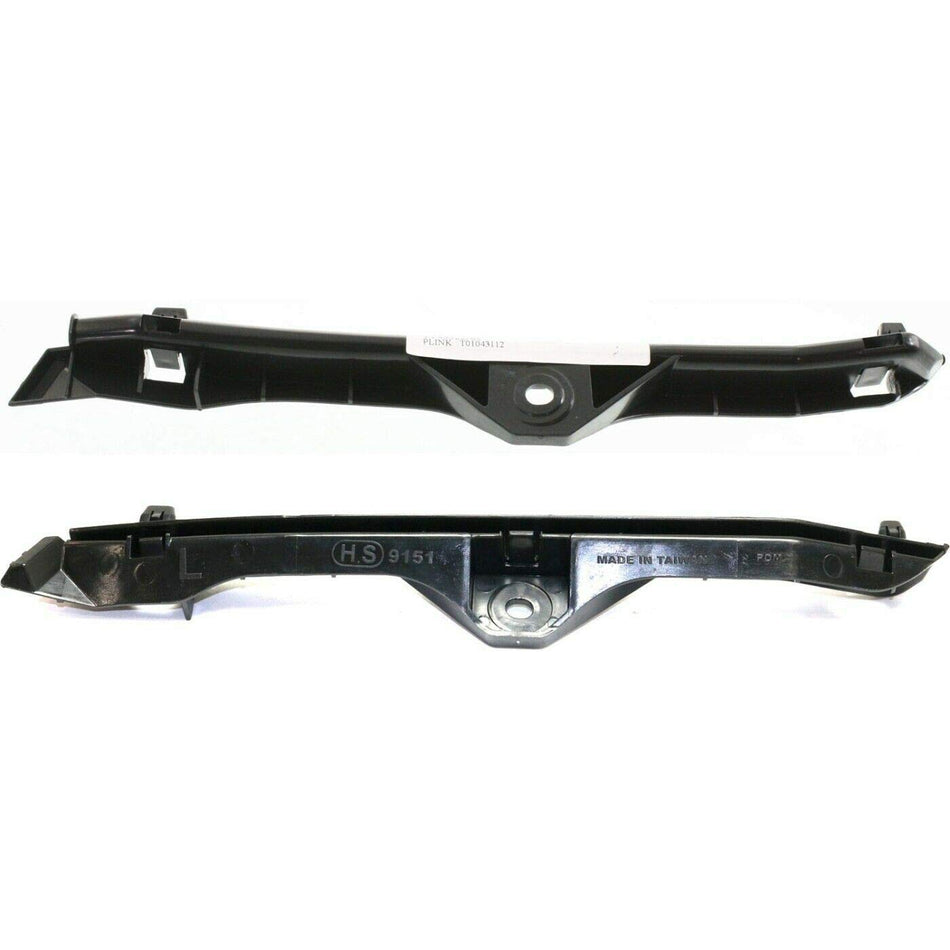 DAT AUTO PARTS Front Left Driver & Right Passenger Set Of 2 Bumper Cover Support Bracket Mounting Retainer Brace Replacement Pair For 2004-2010 Toy...