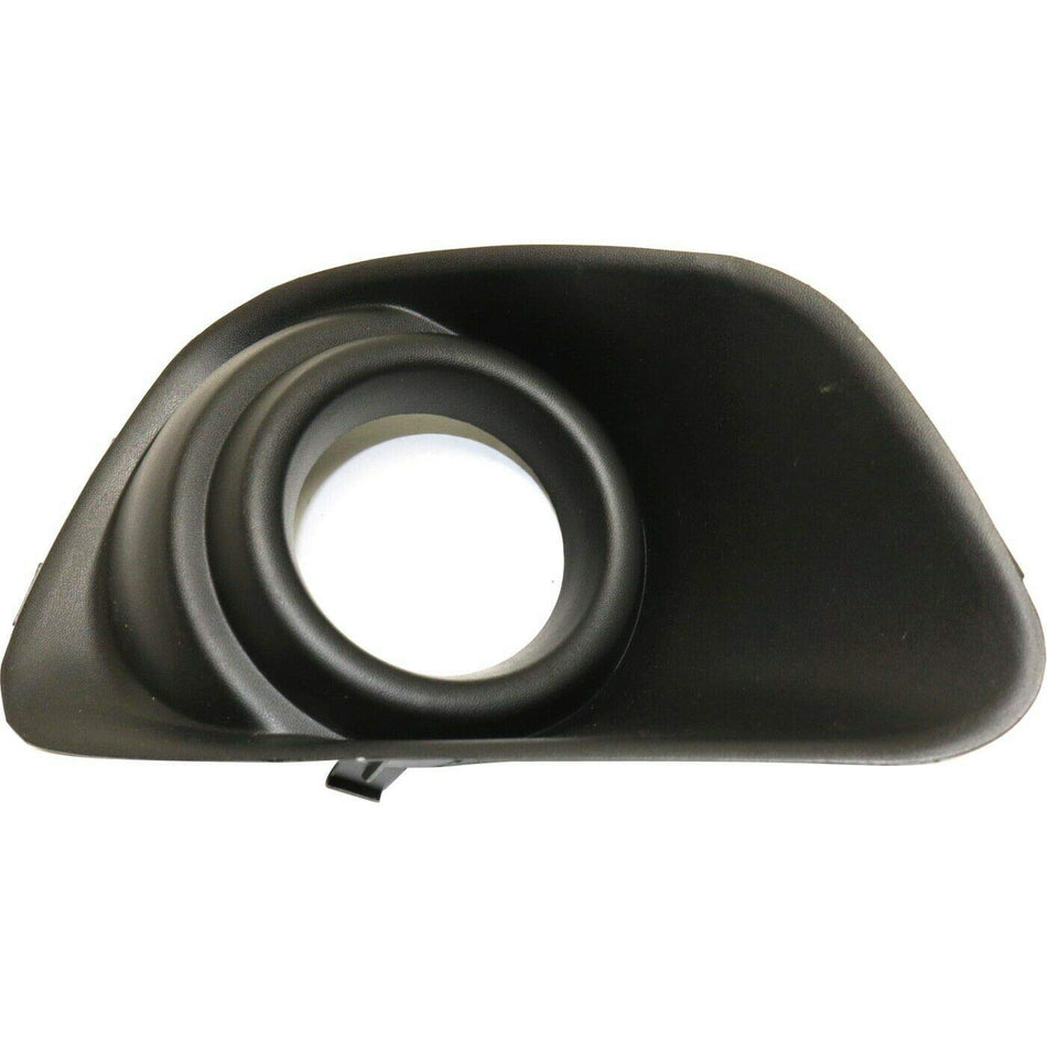 DAT AUTO PARTS Front Left Driver Side Bumper Fog Light Cover Hole Bezel Trim Insert Replacement For 2011-2017 Jeep Compass Black Textured Plastic w...