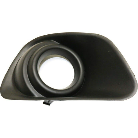 DAT AUTO PARTS Front Left Driver Side Bumper Fog Light Cover Bezel Trim Insert Replacement For 2011-2017 Jeep Compass Black Textured Plastic withou...