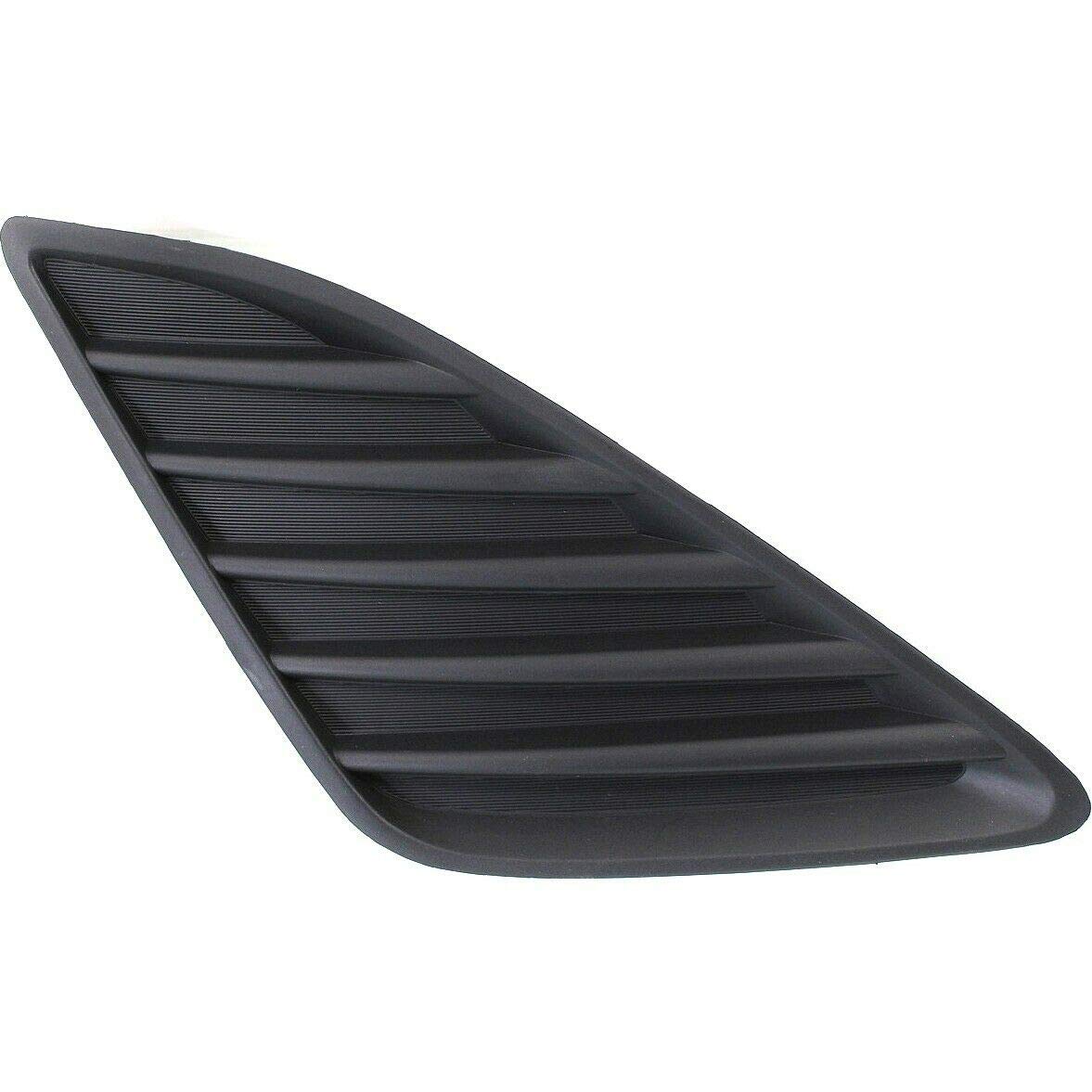 DAT AUTO PARTS Front Right Passenger Side Fog Hole Cover Replacement For 2012 - 2014 Toyota Camry / Camry Hybrid Except SE Models Black Textured TO...
