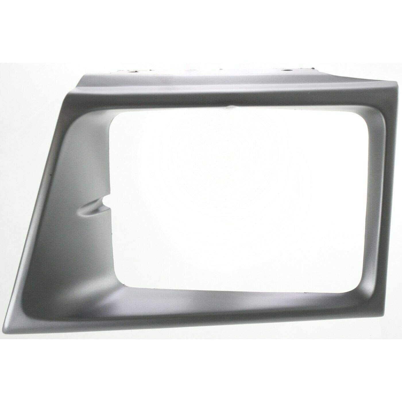 DAT AUTO PARTS Front Left Driver Headlight Door Bezel Cover Lamp Grille Insert Trim Replacement for 1997-2002 Ford Econoline Van For Sealed Beam La...