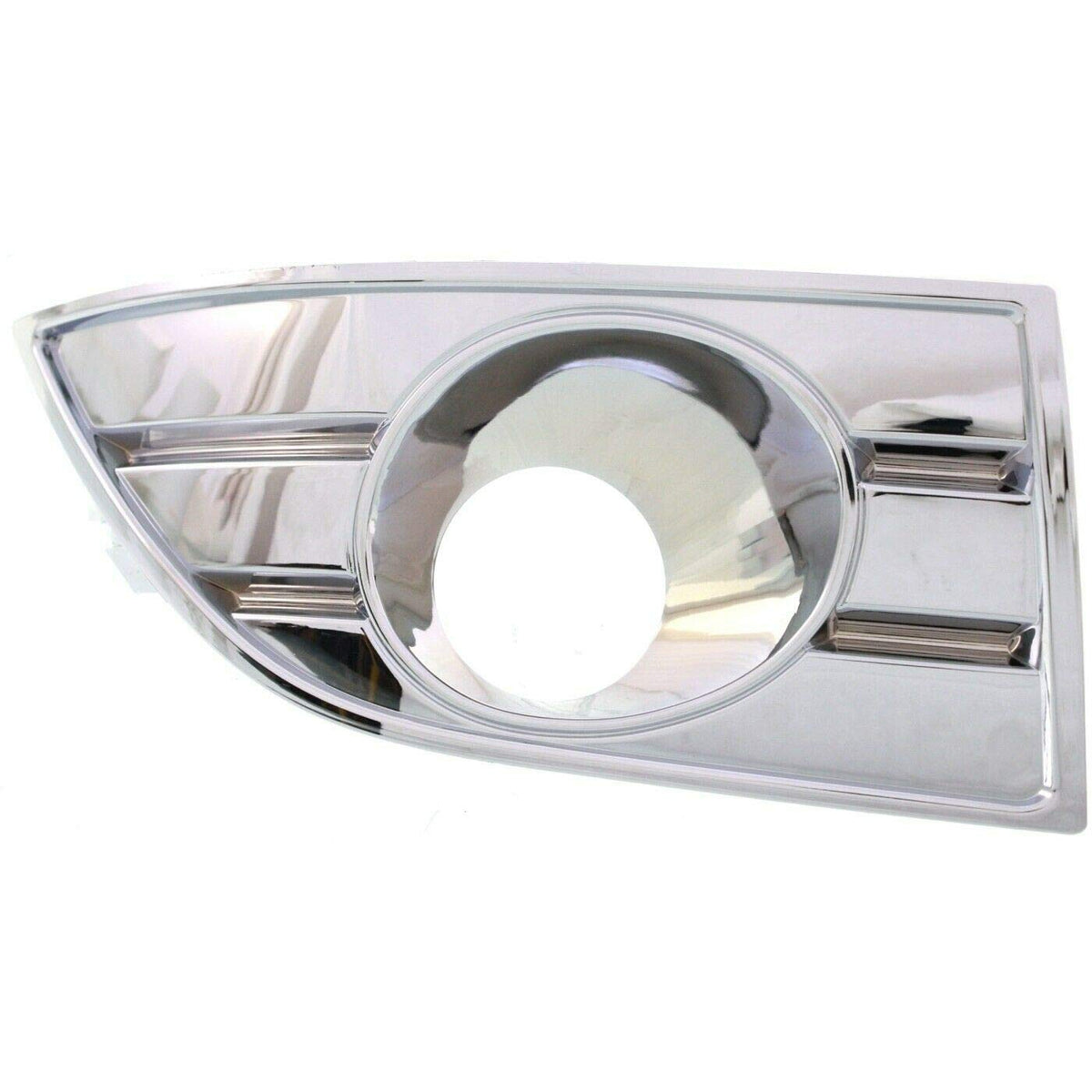 DAT AUTO PARTS Front Right Passenger Side Bumper Insert Fog Light Bezel Molding Cover Grille Trim Replacement For 2008-2009 Ford Taurus Silver Chro...