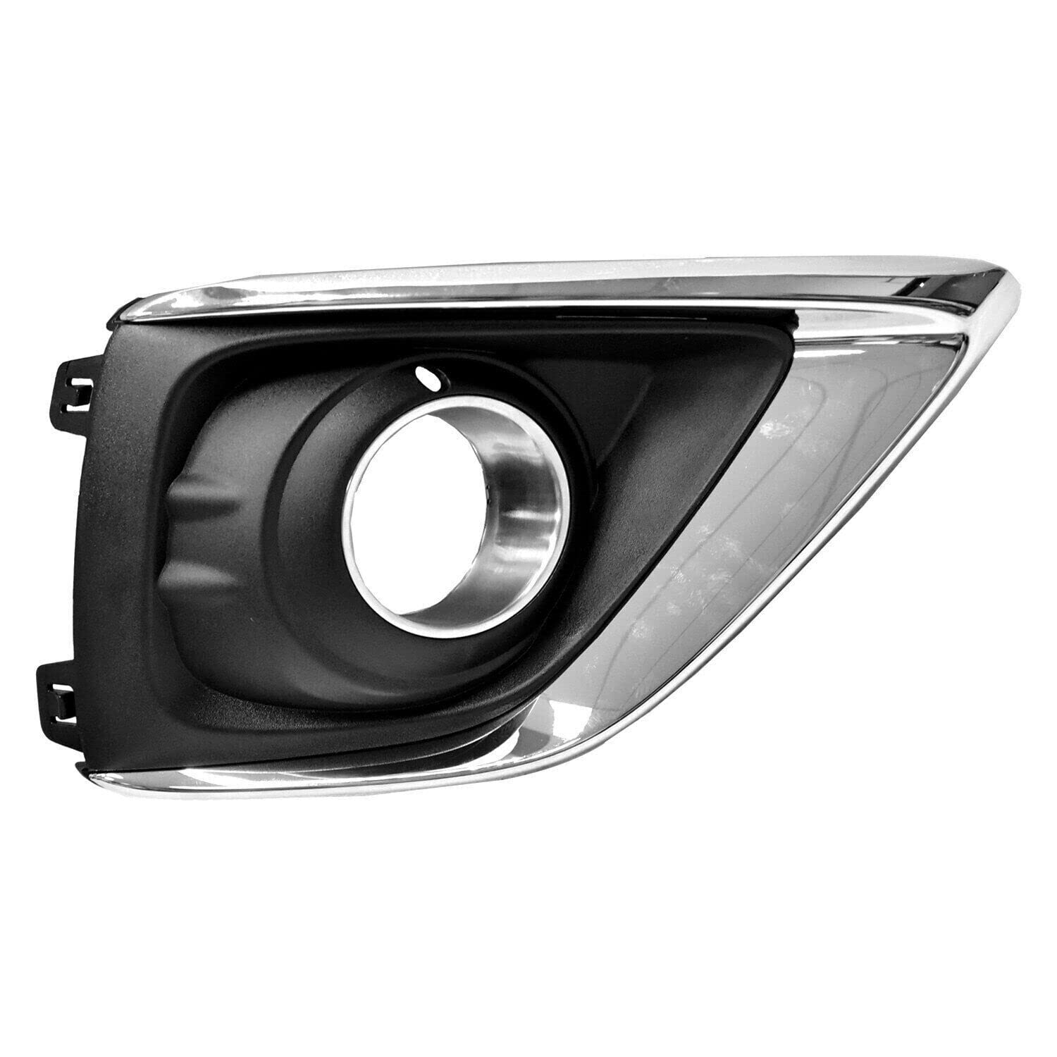 DAT AUTO PARTS Front Right Passenger Side Fog Light Hole Bezel Cover Molding Bumper Insert Replacement For 2019 2020 Buick Envision Black Textured ...