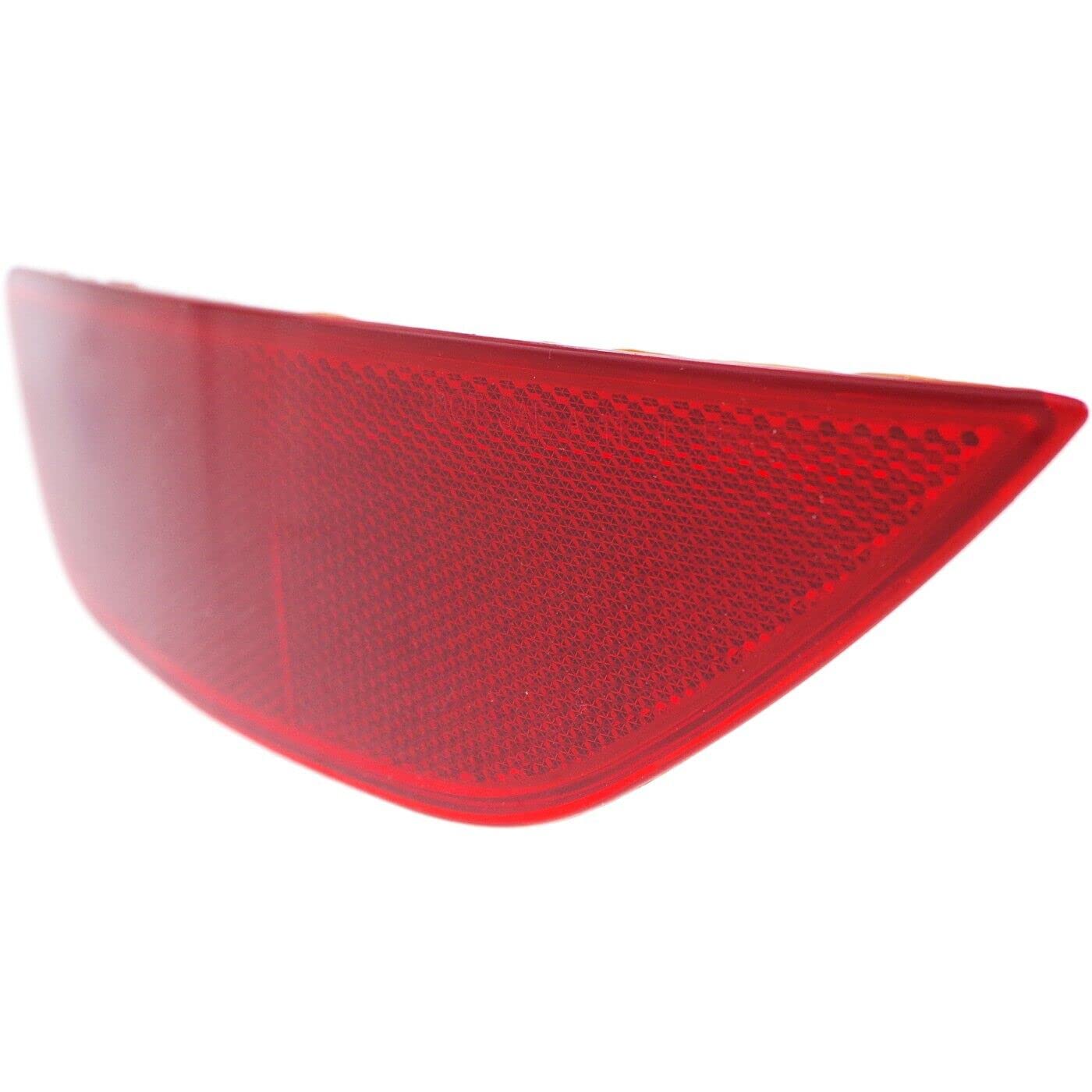 DAT AUTO PARTS Rear Left Driver Side Bumper Cover Reflector Lamp Marker Light Insert Replacement For 2011-2019 Ford Fiesta Hatchback Red Plastic Le...