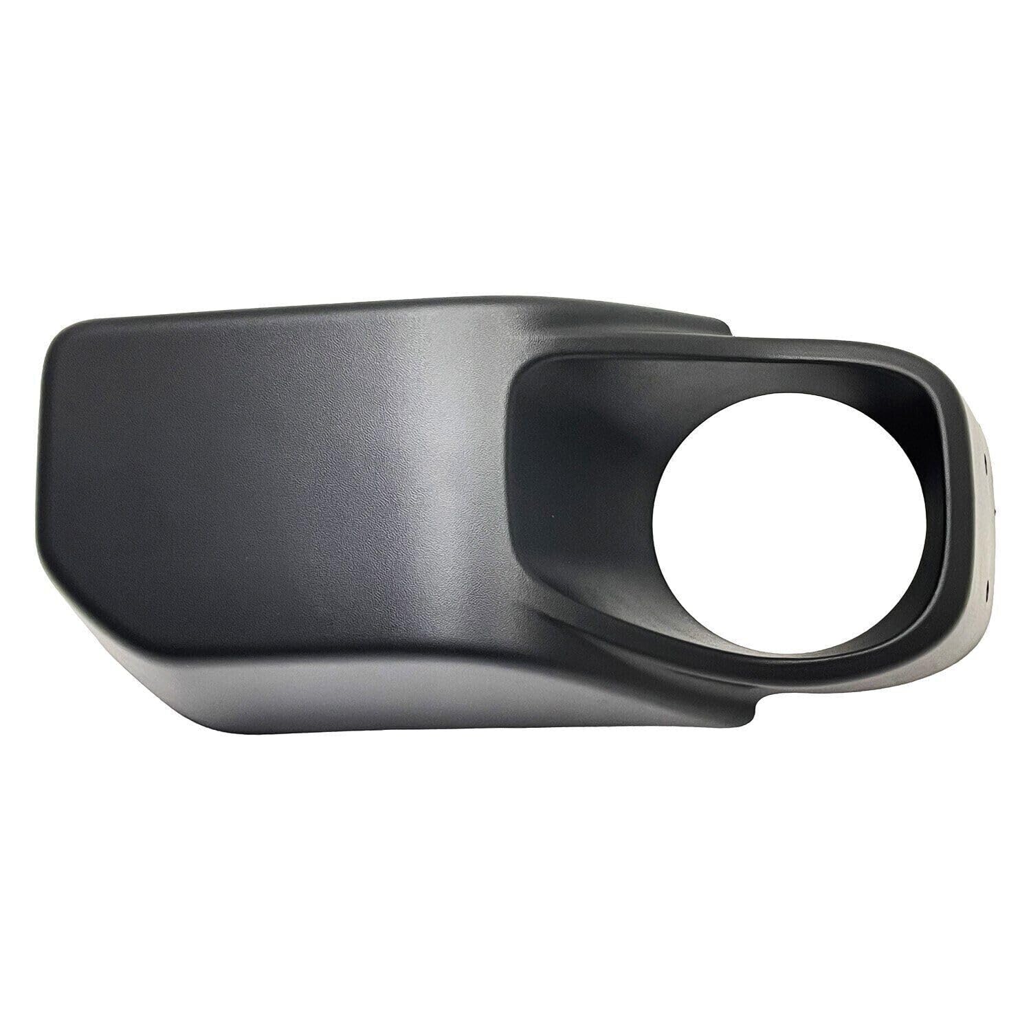 DAT AUTO PARTS Front Left Driver Side Bumper Fog Light Bezel Cover Trim Replacement For 2014-2018 Wrangler Use W/Steel Bumpers W/O Winch Black Text...