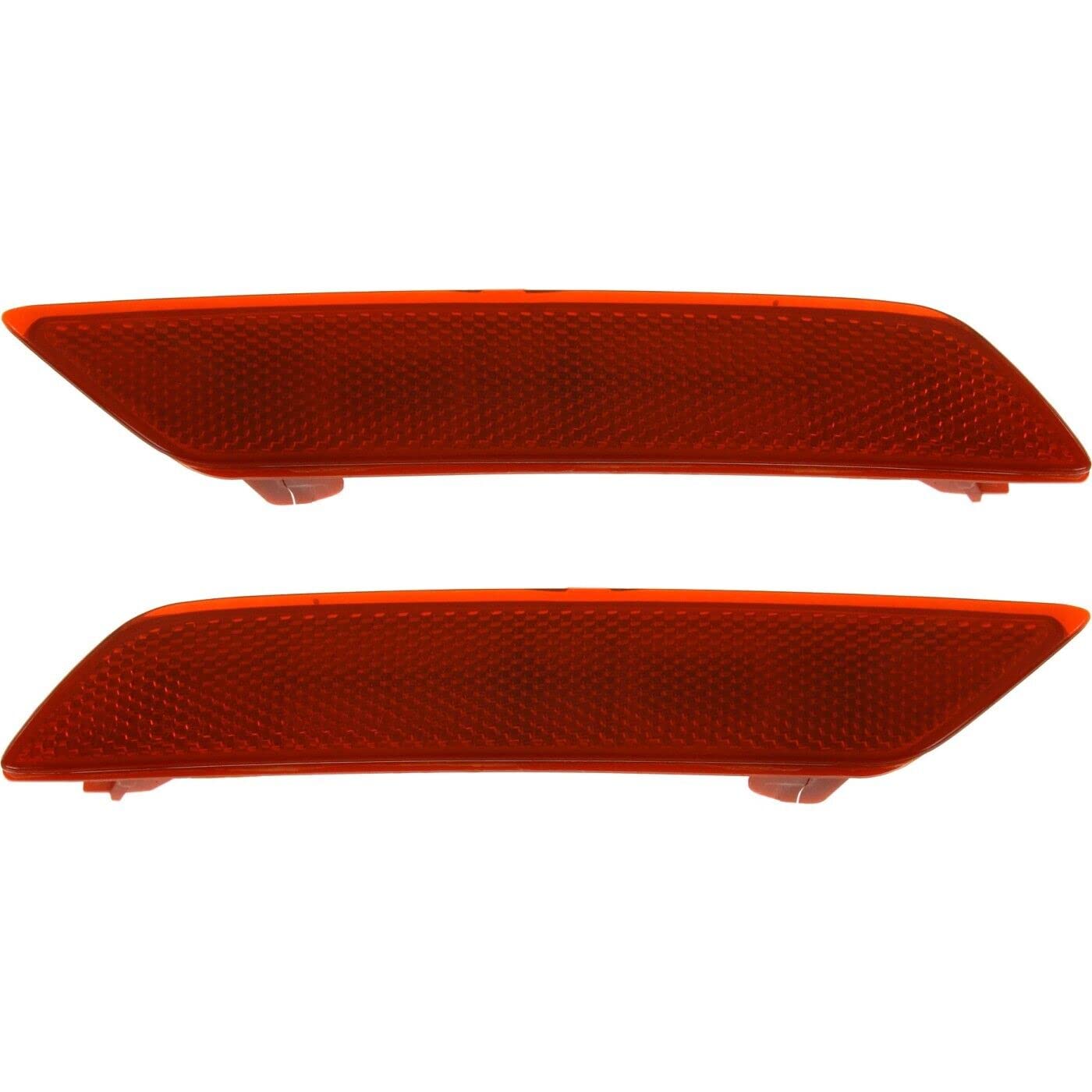 Rear Right Passenger & Left Driver Side Pair Bumper Cover Reflector Lamp Marker Light Set Replacement For 2013-2015 Honda Civic Sedan/Hybrid 2018-2...
