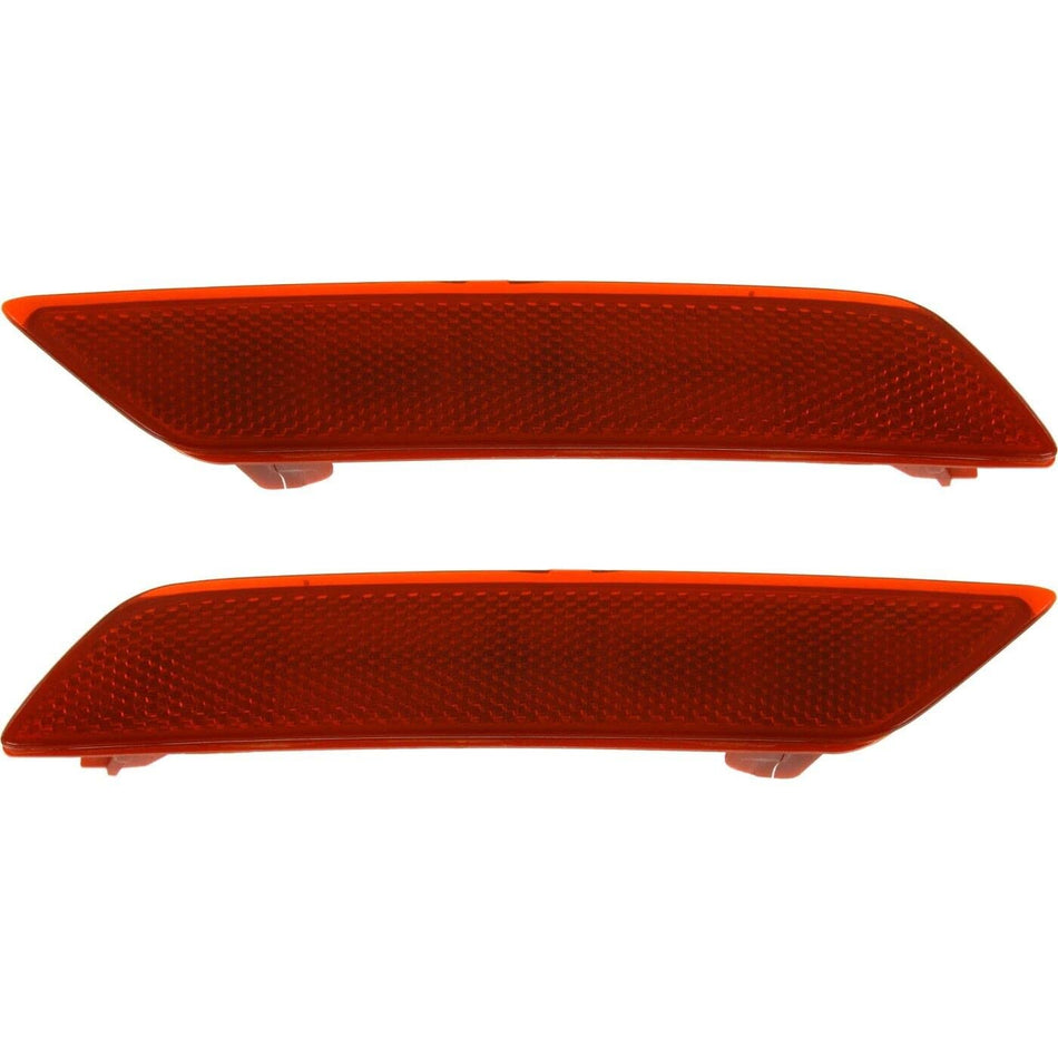 Rear Right Passenger & Left Driver Side Pair Bumper Cover Reflector Lamp Marker Light Set Replacement For 2013-2015 Honda Civic Sedan/Hybrid 2018-2...