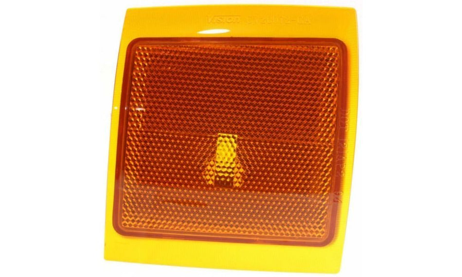 DAT AUTO PARTS Front Left Driver Side Lower Side Marker Parking Light Lens Bumper Reflector Replacement for 1994-2002 Chevrolet C/K Full Size Picku...