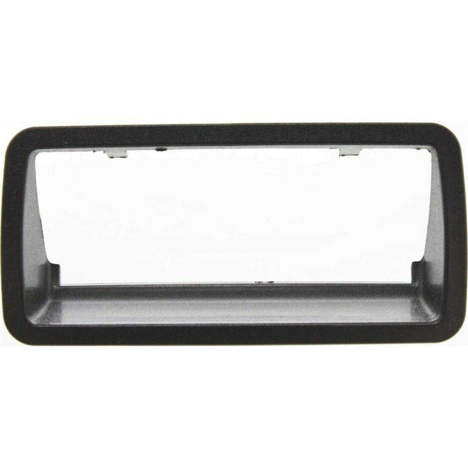 DAT AUTO PARTS Outside Rear Exterior Tailgate Liftgate Door Handle Bezel Trim Plate Replacement for 1994-2004 Chevrolet S10 GMC Sonoma Black Textur...