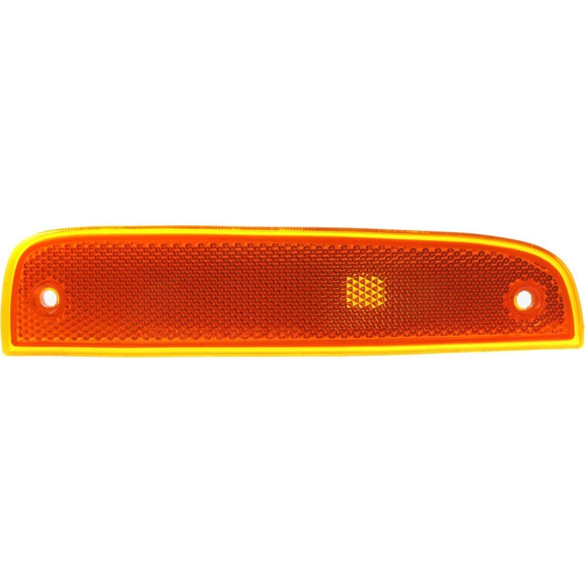 DAT AUTO PARTS Front Left Driver Side Single Marker Light Fender Reflector Assembly Replacement For 1997-2001 Jeep Cherokee XJ Orange Plastic Lens ...