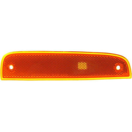 DAT AUTO PARTS Front Left Driver Side Single Marker Light Fender Reflector Assembly Replacement For 1997-2001 Jeep Cherokee XJ Orange Plastic Lens ...