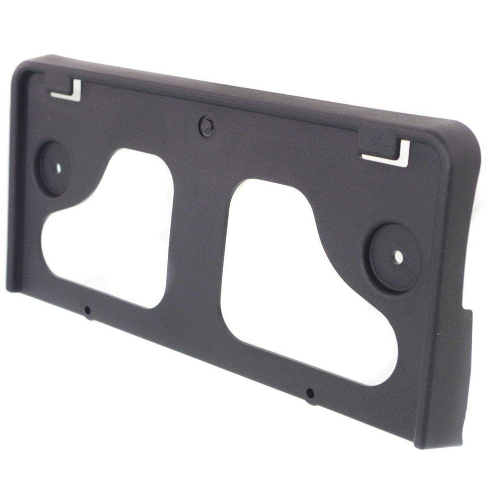 DAT AUTO PARTS Front Bumper License Plate Frame Tag Mounting Bracket Holder Replacement for 2015-2018 Ford Edge Black Textured Plastic FO1068155 FT...
