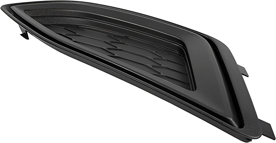 DAT AUTO PARTS Front Left Driver Side Fog Lamp Light Hole Cover Trim Grille Molding Bumper Insert Replacement For 2015 2016 2017 2018 Ford Edge Bla...