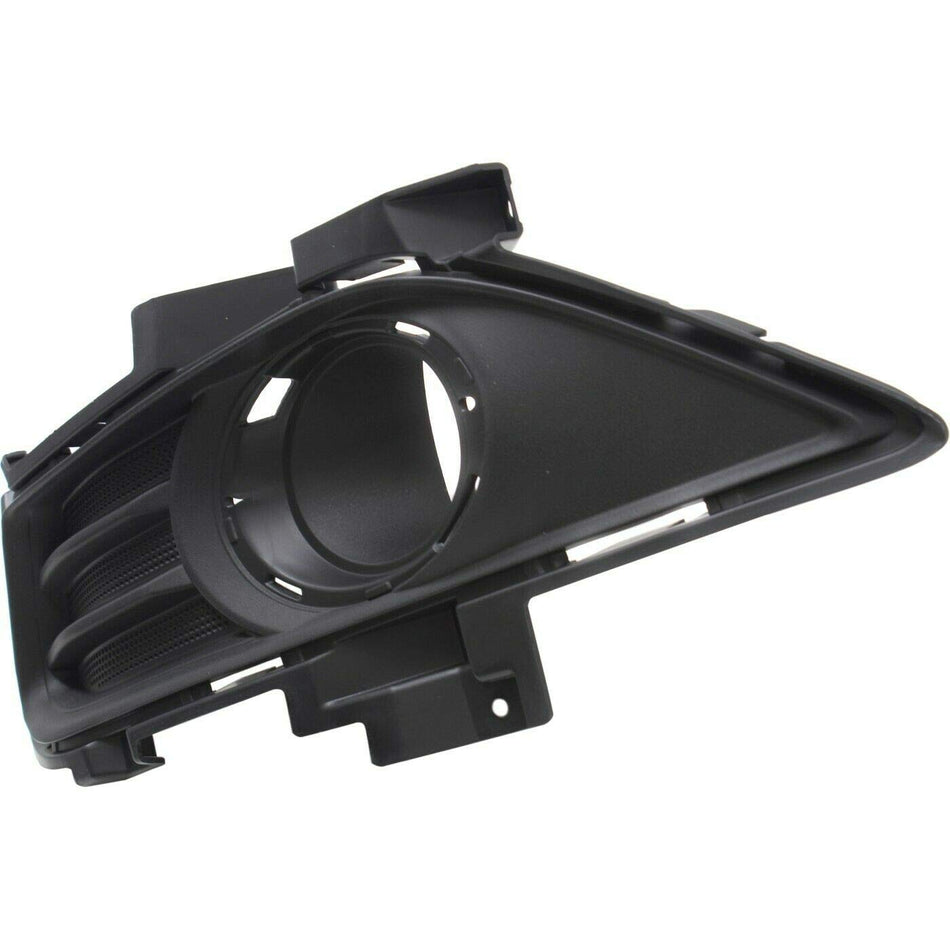 DAT AUTO PARTS Front Left Driver Side Fog Light Bezel Trim Molding Bumper Insert Replacement For 2013-2016 Ford Fusion without Engine Block Heater ...