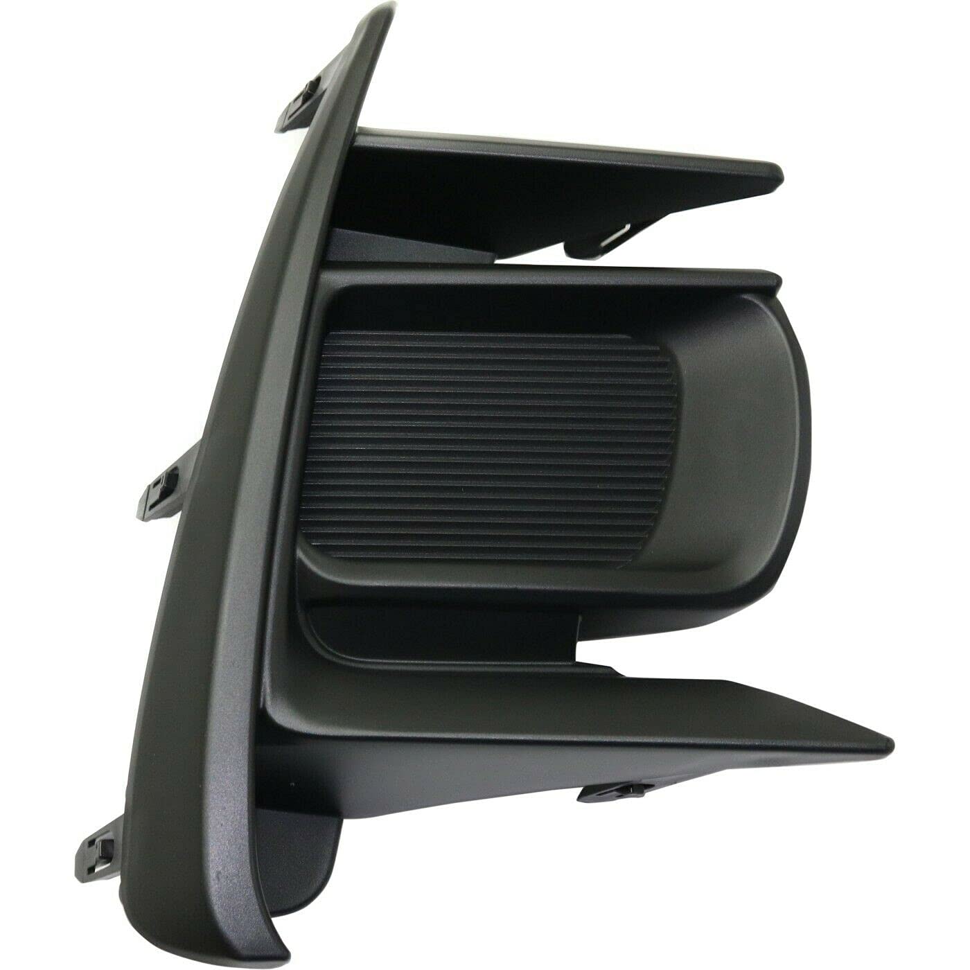 DAT AUTO PARTS Right Front Passenger Side Fog Light Cover Replacement for 18-20 Toyota Sienna Black Textured TO1039214 5212708050