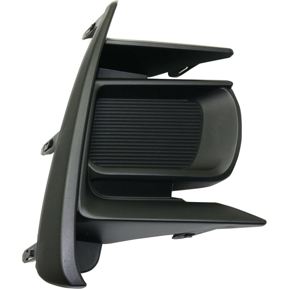 DAT AUTO PARTS Right Front Passenger Side Fog Light Cover Replacement for 18-20 Toyota Sienna Black Textured TO1039214 5212708050