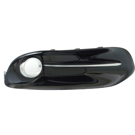 DAT AUTO PARTS Front Right Passenger Side Bumper Fog Light Cover Trim Bezel Insert Replacement For 2013-2016 Dodge Dart Glossy Black Smooth Plastic...