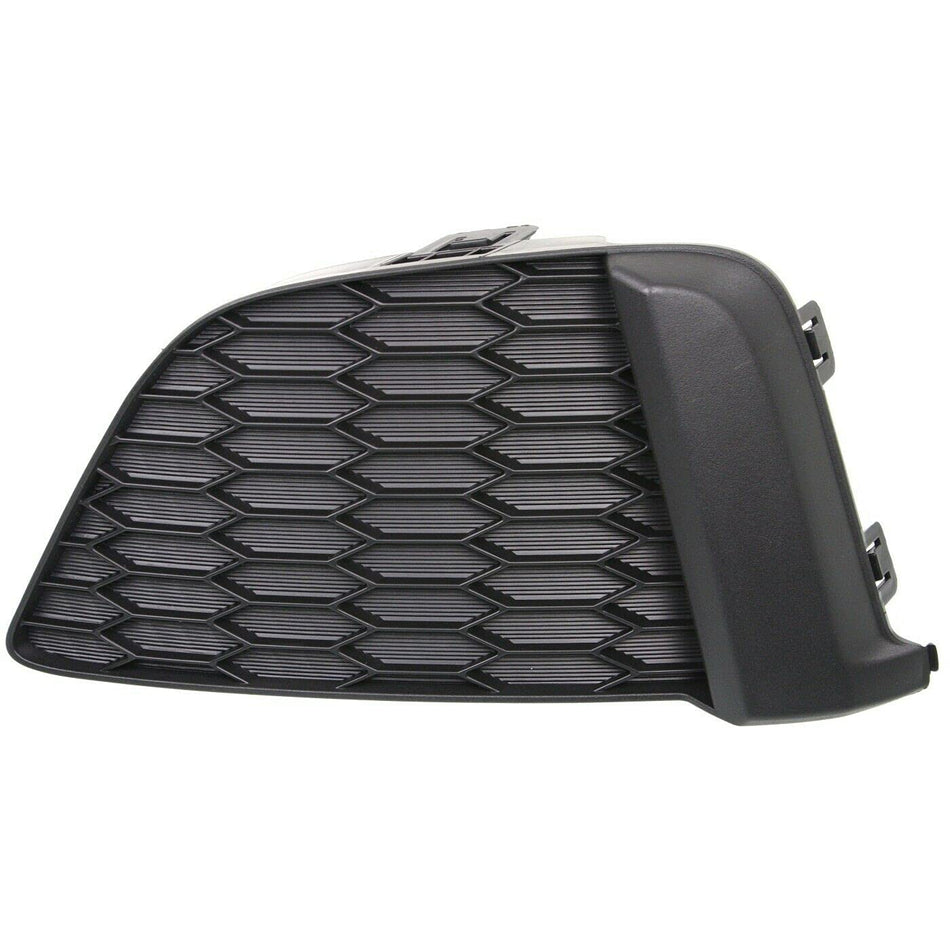 DAT AUTO PARTS Front Right Passenger Side Fog Light Hole Lamp Cover Trim Molding Bumper Insert Replacement for 2015 2016 2017 Honda Fit Black Textu...
