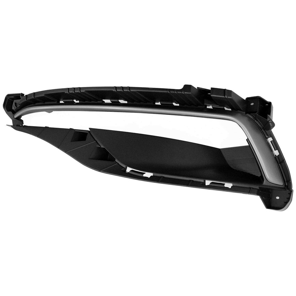 DAT AUTO PARTS Front Left Driver Side Fog Light Bezel Cover Lamp Trim Bumper Insert Replacement for 2015 2016 2017 Hyundai Sonata Sport Black Textu...