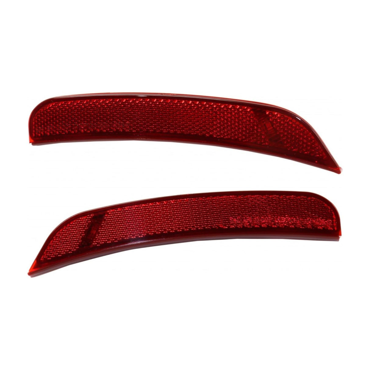 Rear Left & Right Side PAIR, LED Side Marker Light Assembly, Fits 2015-2023 Dodge Charger & 2024-2026 Charger Daytona, By Rear Wheel, Plastic Red L...