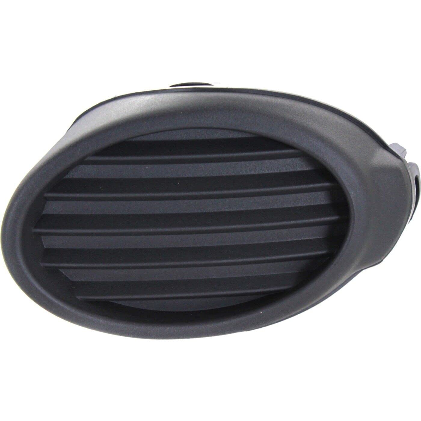 DAT AUTO PARTS Front Right Passenger Side Fog Light Hole Cover Bumper Insert Trim Molding Replacement For 2012-2014 Ford Focus S and SE Models Blac...