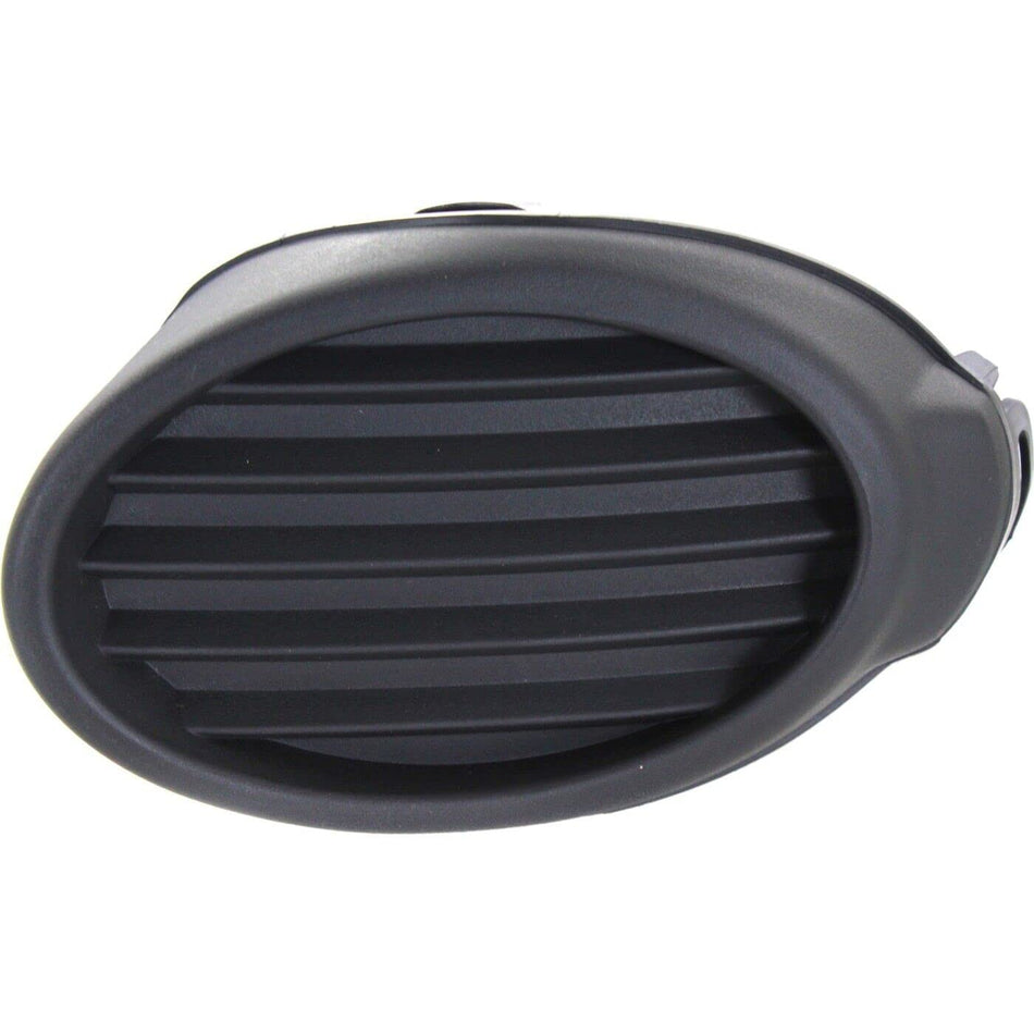 DAT AUTO PARTS Front Right Passenger Side Fog Light Hole Cover Bumper Insert Trim Molding Replacement For 2012-2014 Ford Focus S and SE Models Blac...