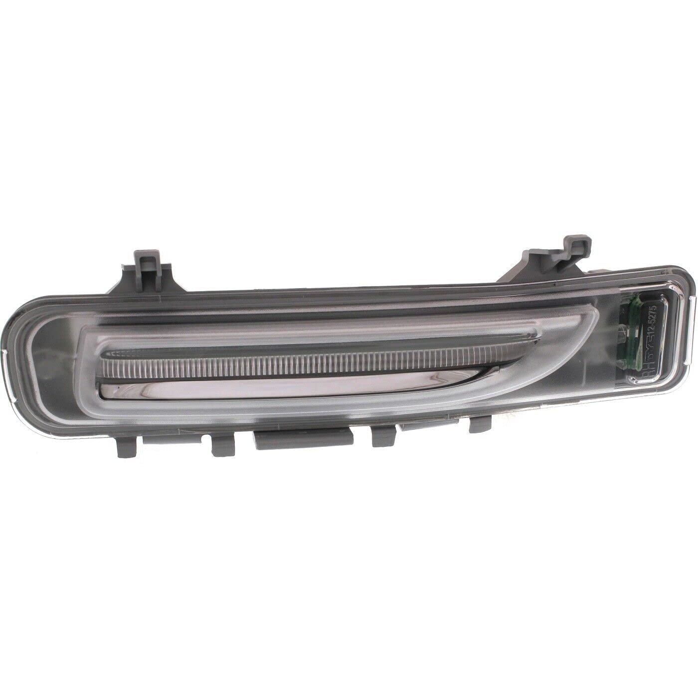 DAT AUTO PARTS Front Right Passenger Side Parking Signal Side Marker Light Lens and Housing Assembly Replacement For 2011 - 2014 Ford Edge Clear Le...