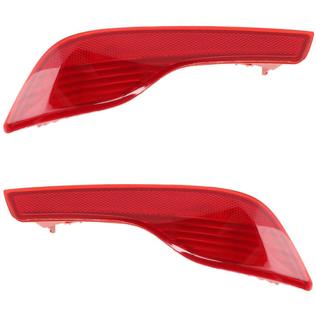 DAT AUTO PARTS Rear Left Driver & Right Passenger Side, SET OF 2, Bumper Cover Reflector, Fits 2017-2019 Honda CRV, Plastic Red Lense, HO1184112 HO...