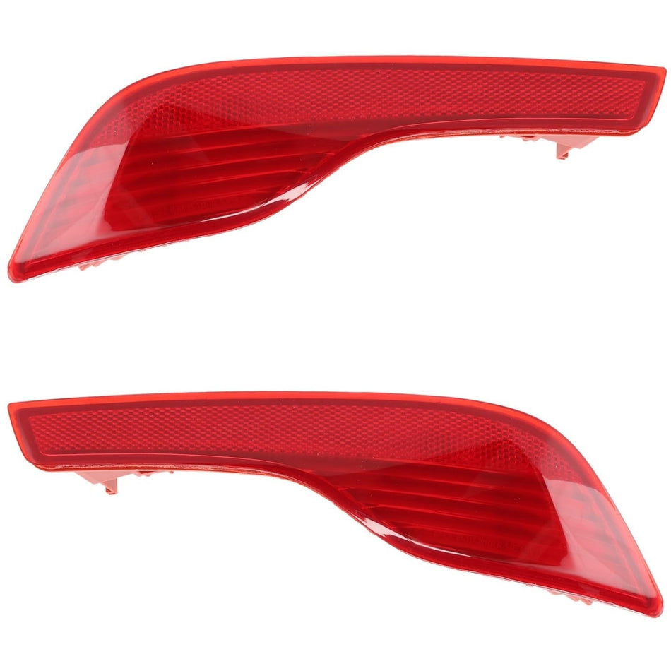 DAT AUTO PARTS Rear Left Driver & Right Passenger Side, SET OF 2, Bumper Cover Reflector, Fits 2017-2019 Honda CRV, Plastic Red Lense, HO1184112 HO...